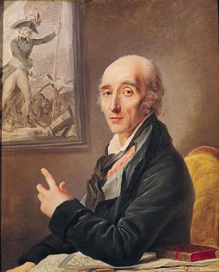 Portrait of Marshal Pierre Francois Charles Augereau (1757-1816) von Johann Ernst Heinsius