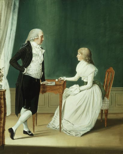 Buergerliches Ehepaar von Johann Friedrich Leberecht Reinhold