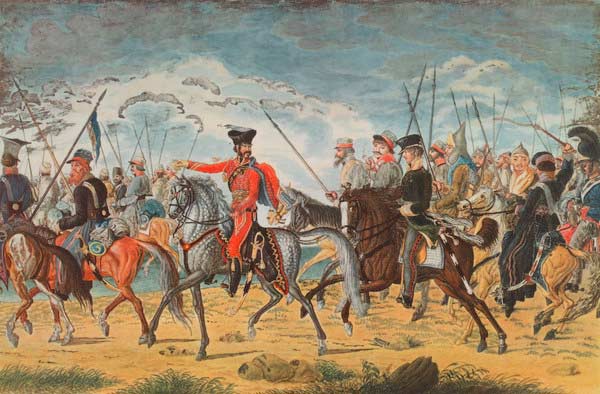Russische Reiterei von Johann Friedrich Naumann