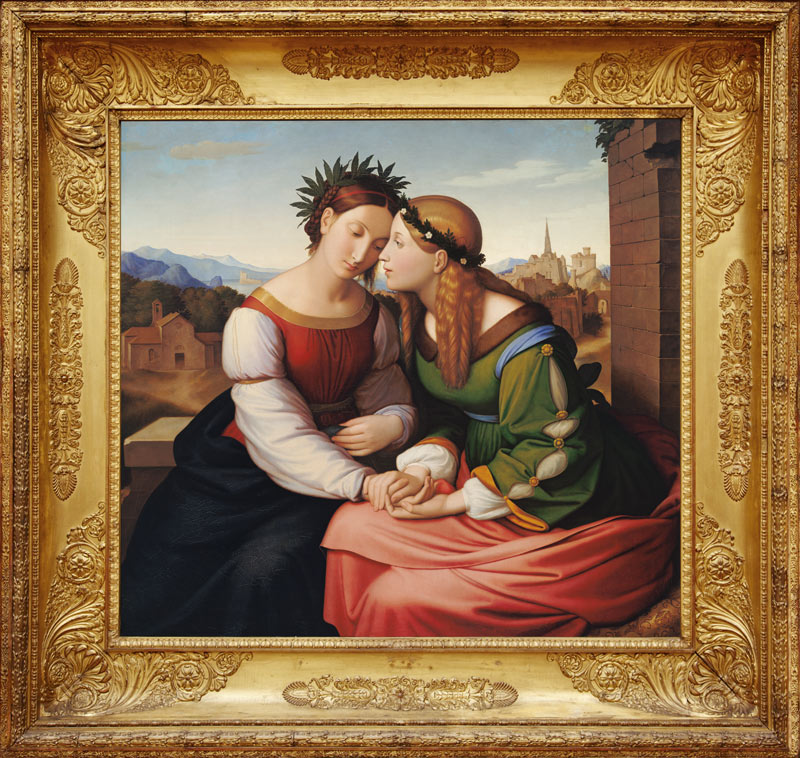 Italia und Germania (Sulamith und Maria) von Johann Friedrich Overbeck