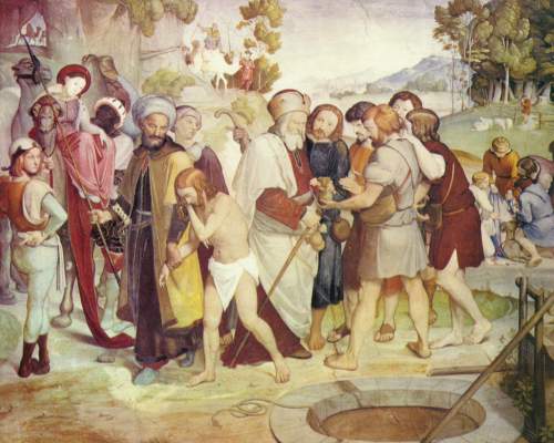 Josef wird von seinen Brüdern an die Midianiter verkauft von Johann Friedrich Overbeck