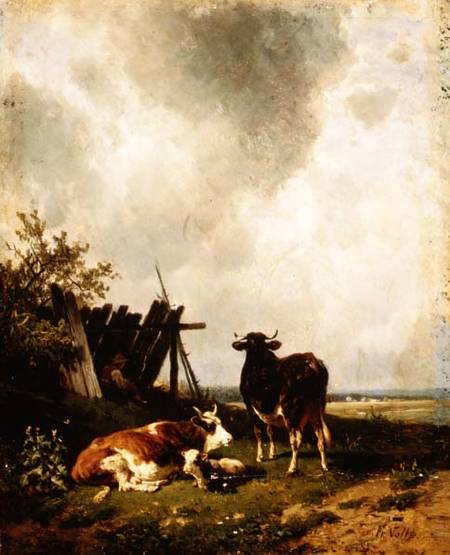 The Cows von Johann Friedrich Voltz