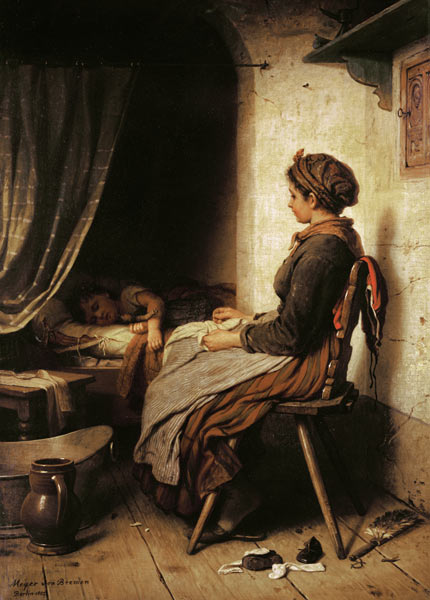 The Sleeping Child von Johann Georg Meyer von Bremen