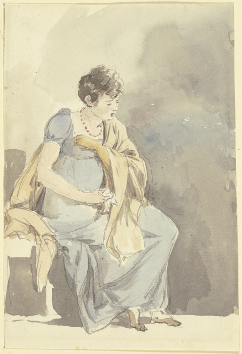 Sitzende Frau von Johann Georg von Dillis