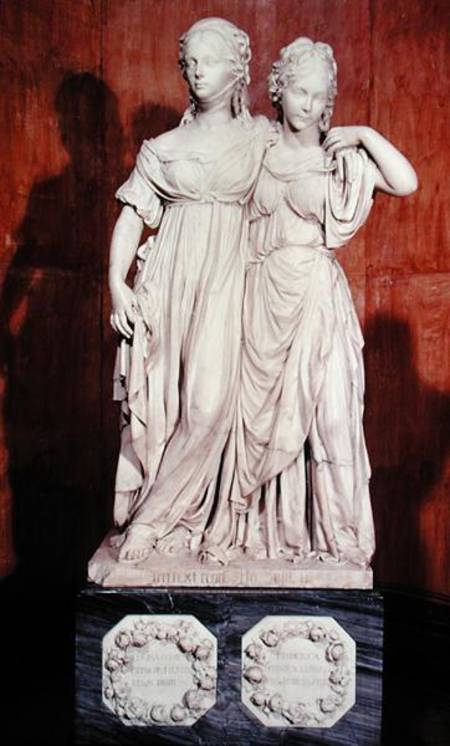 Double statue of the Princesses Louise (1776-1810) and Frederica (1778-1841) of Prussia von Johann Gottfried Schadow