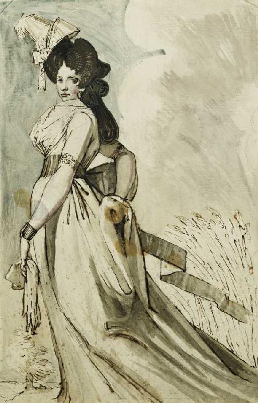 Eine Dame. von Johann Heinrich Füssli