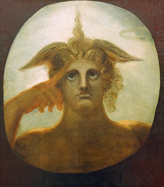 Kopf des Satan von Johann Heinrich Füssli