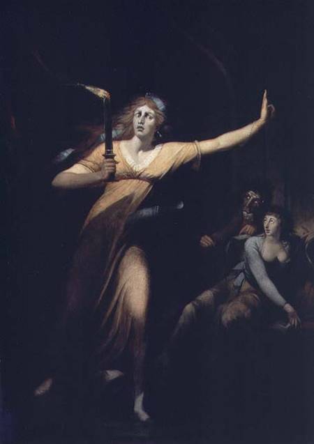 Lady Macbeth Sleepwalking von Johann Heinrich Füssli