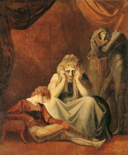 'Here I and Sorrow Sit' Act II Scene I of 'King John'  1783 von Johann Heinrich Füssli