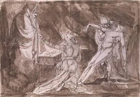 Study for "Saul and the Witch of Endor" von Johann Heinrich Füssli