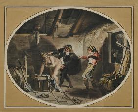 La Jument du compère Pierre (nach Gedicht von Jean de La Fontaine) 1800