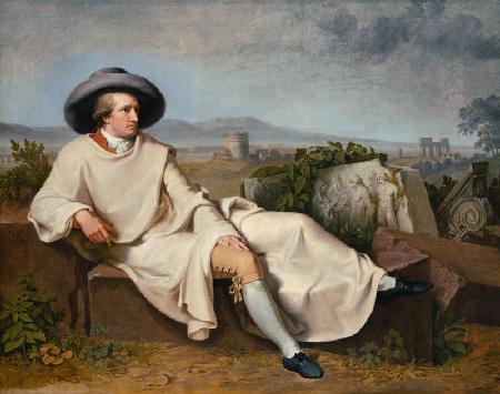 Goethe in der römischen Campagna