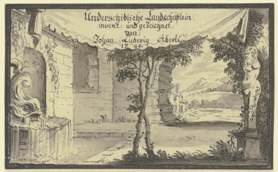 Titelblatt von Johann Ludwig Aberli