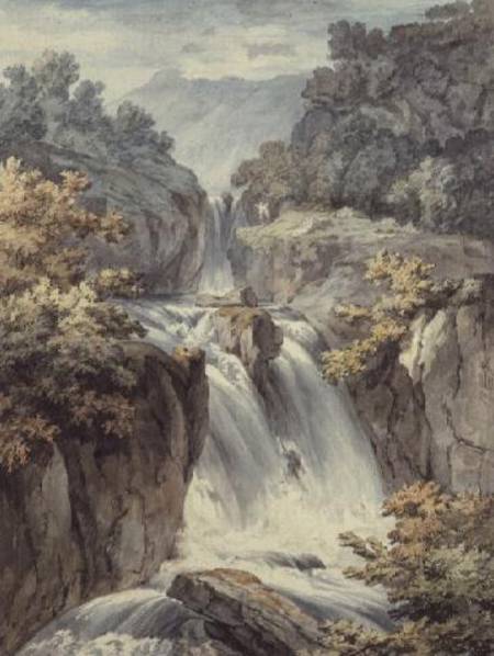 The Waterfall von Johann Ludwig Alberli