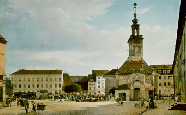 Der Spittelmarkt von Johann Philipp Eduard Gaertner
