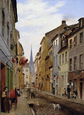 Die Parochialstraße 1831