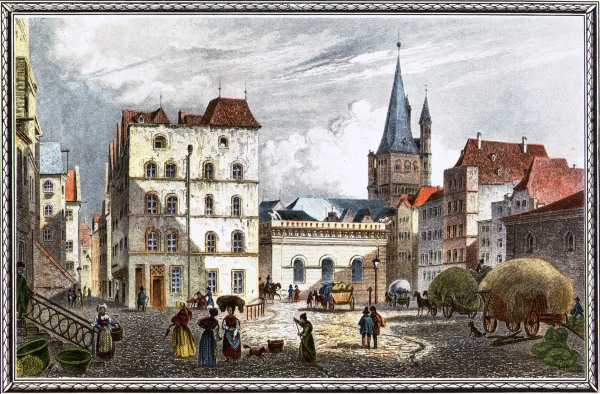 Köln, Heumarkt von Johann Poppel