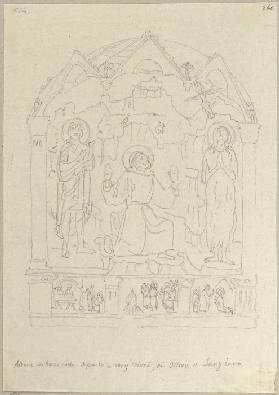 Altar in der Kirche der Franziskaner zu Sargiano