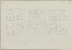 Die Heilige Cäcilia und ihre Lebensgeschichte, Tafel im Chor von Sant Stefano a Ponte Vecchio mit de