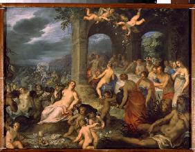 Das Festmahl der Götter (Hochzeit von Peleus und Thetis) 1600