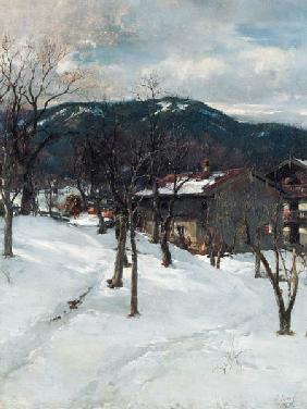 Winterlandschaft bei Kuttering 1899