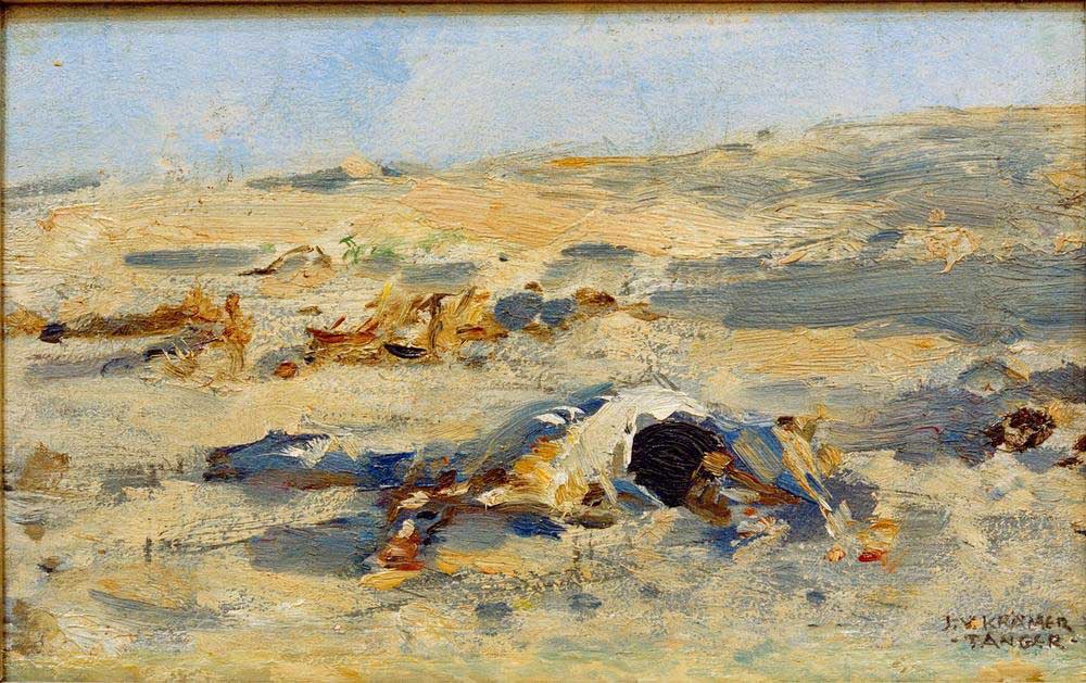 Die Wüste bei Tanger von Johann Viktor Kramer
