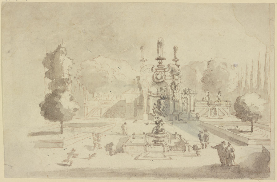 Wasserspiele zu Frascati von Johann Wilhelm Baur
