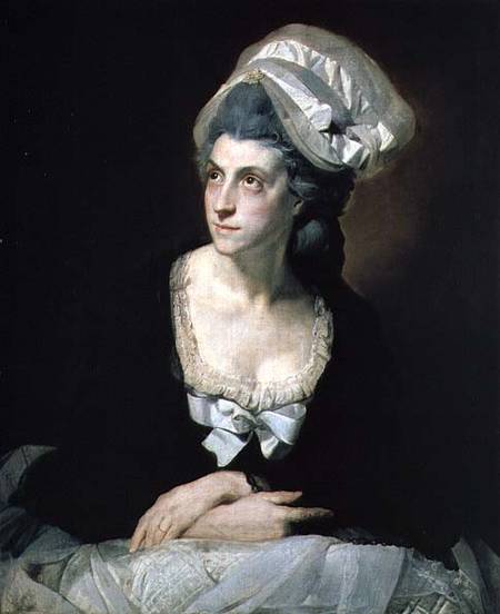 Portrait of Mary Thomas, the Artist's Wife von Johann Zoffany