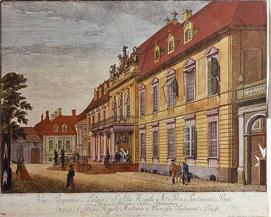 The Palace of Prince Ferdinand of Prussia, Berlin von Johann Carl Wilhelm Rosenberg