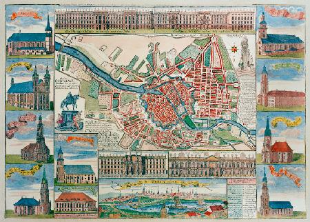 Berlin, Stadtplan 1740