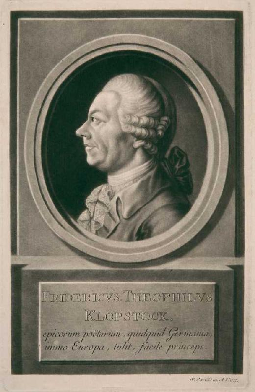 Friedrich Theophilus Klopstock von Johann Elias Haid