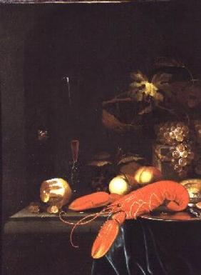 Still Life of Fruit with a Lobster