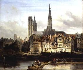 Quay in Rouen 1839