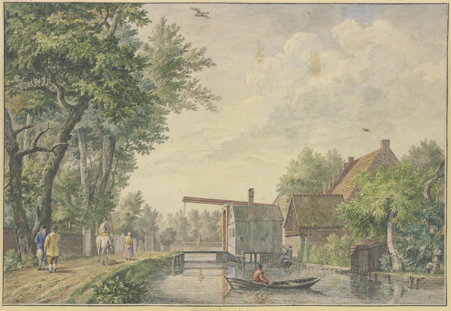 Ansicht von Baambrugh von Johannes de Bosch