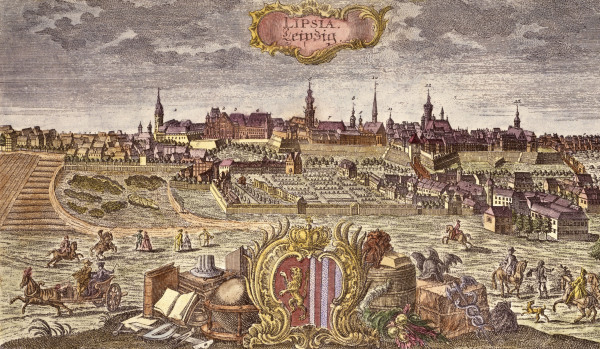 Ansicht von Leipzig von Johann Georg Ringlin