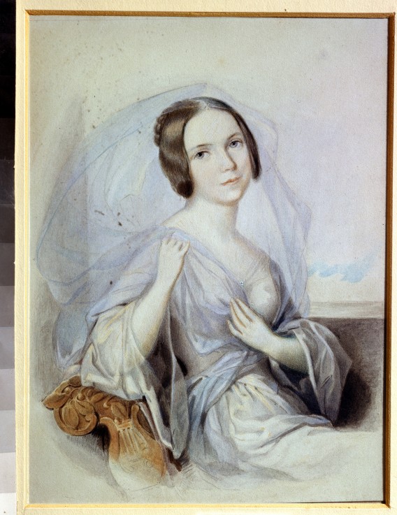 Porträt der Sängerin Henriette Gertrude Sontag (1806-1854) von Johann Nepomuk Ender