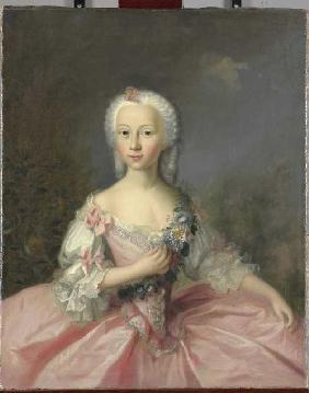 Bildnis einer adligen Dame 1747