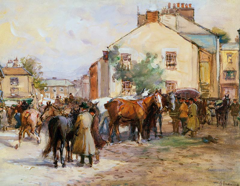 The Horse Fair von John Atkinson
