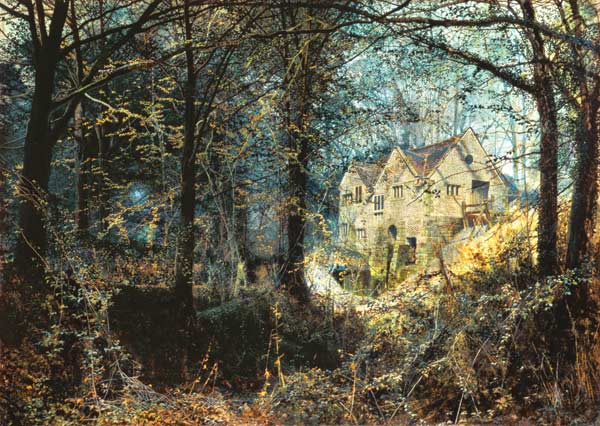 Autumn Glory: The Old Mill von John Atkinson Grimshaw