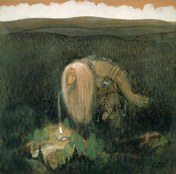 A Forest Troll, c.1913 (w/c on paper) 1814