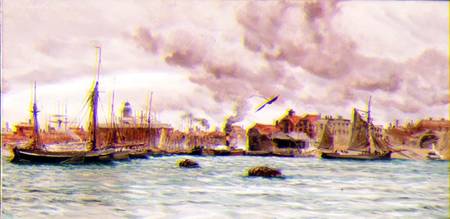 Portsmouth Harbour von John Brett