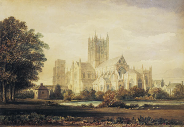 Wells Cathedral von John Buckler