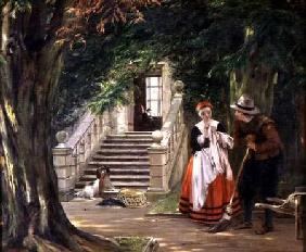 The Flirtation Outside the Master's House 1862