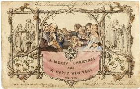 Die erste Weihnachtskarte 1843