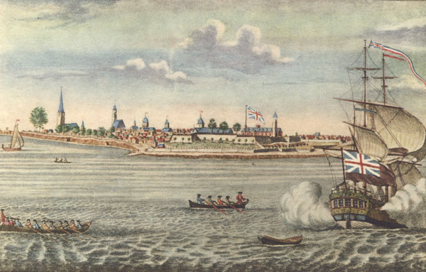 New York, um 1740 von John Carwitham