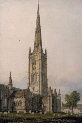 St. Walfram's Church, Grantham  on