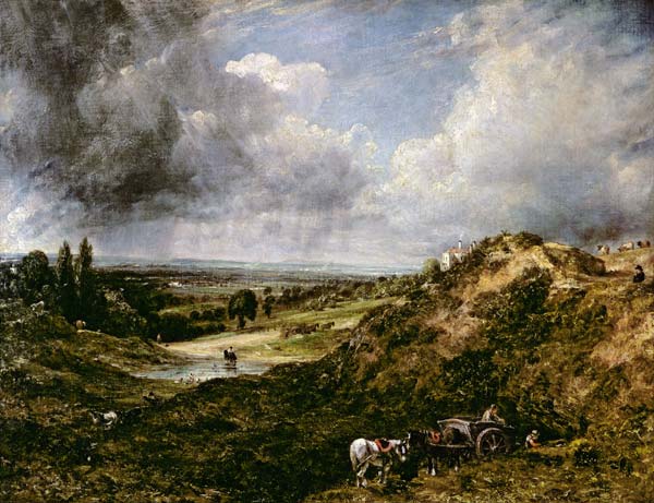 Hampstead Heath, Branch Hill Pond von John Constable