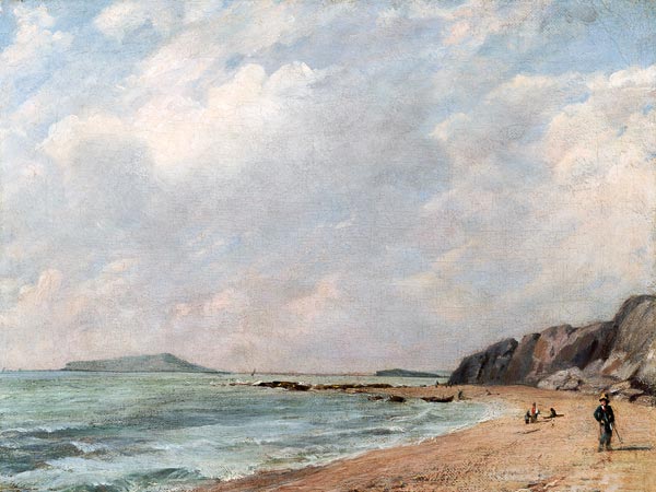 A View Of Osmington Bay, Dorset,  Looking Towards Portland Island von John Constable