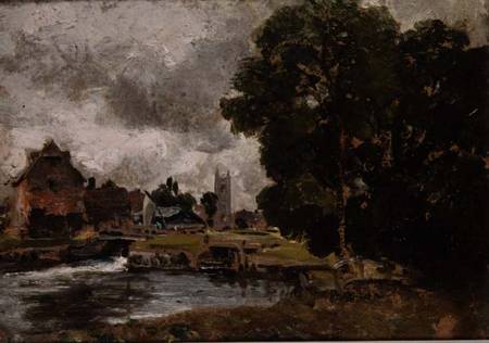 Dedham Lock and Mill von John Constable