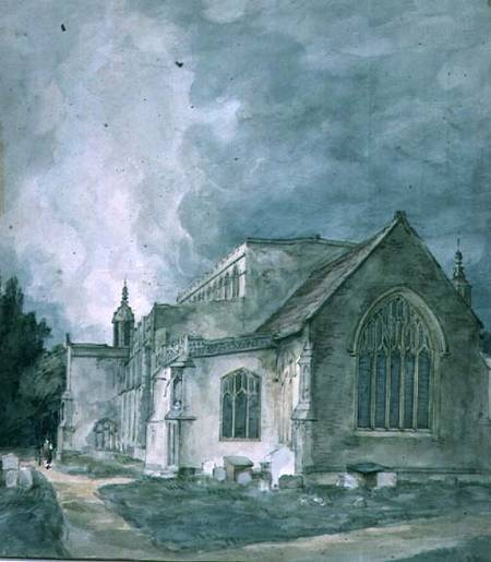East Bergholt Church: Exterior von John Constable